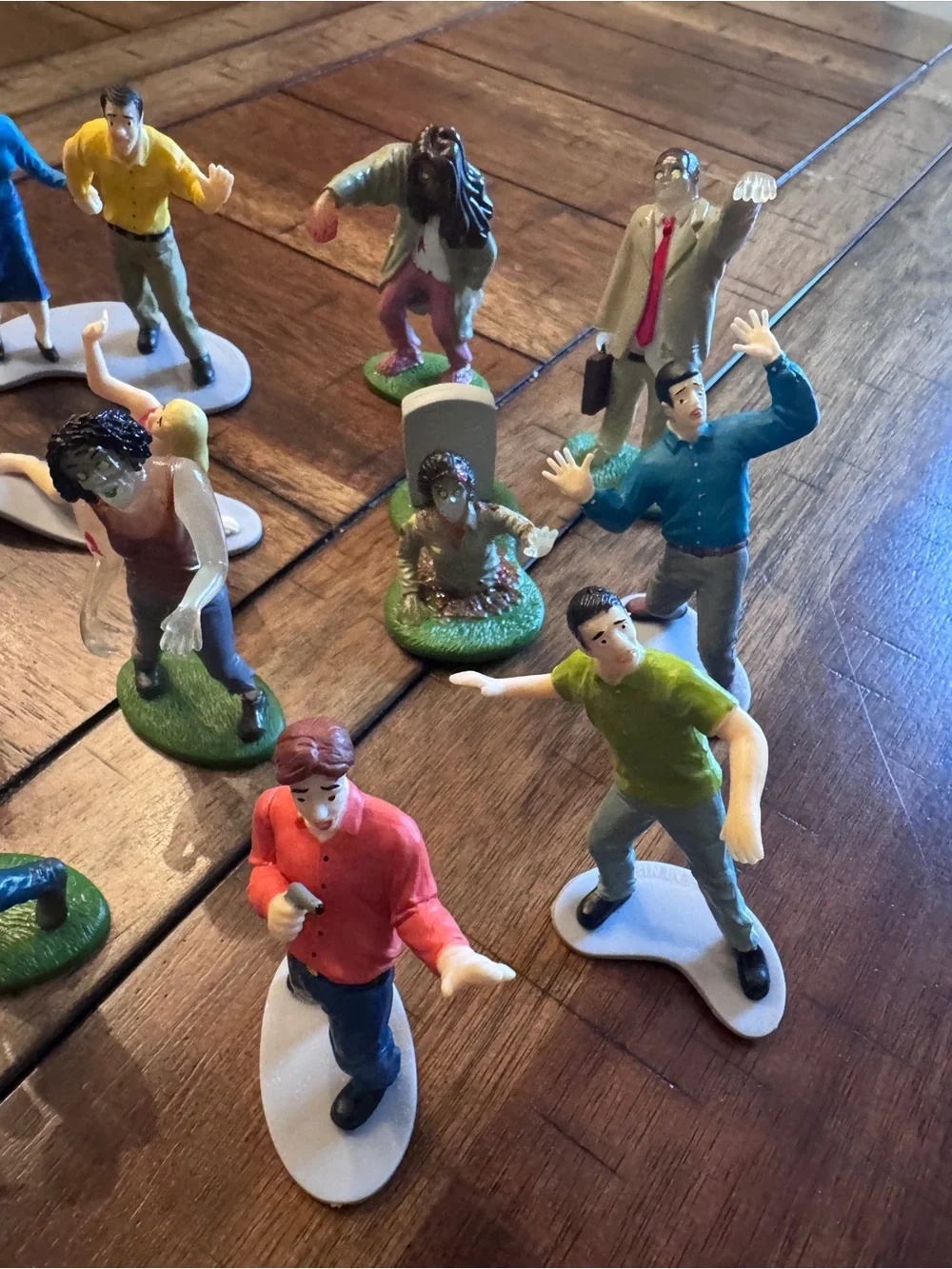 Zombie Cake Toppers Figurines Horror Scary Cupcake Novelty Halloween Party